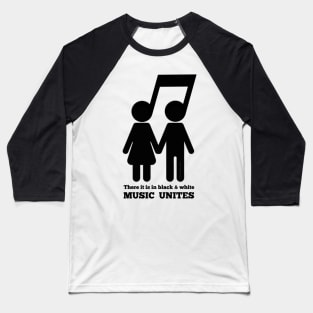 Music Unites Us Baseball T-Shirt